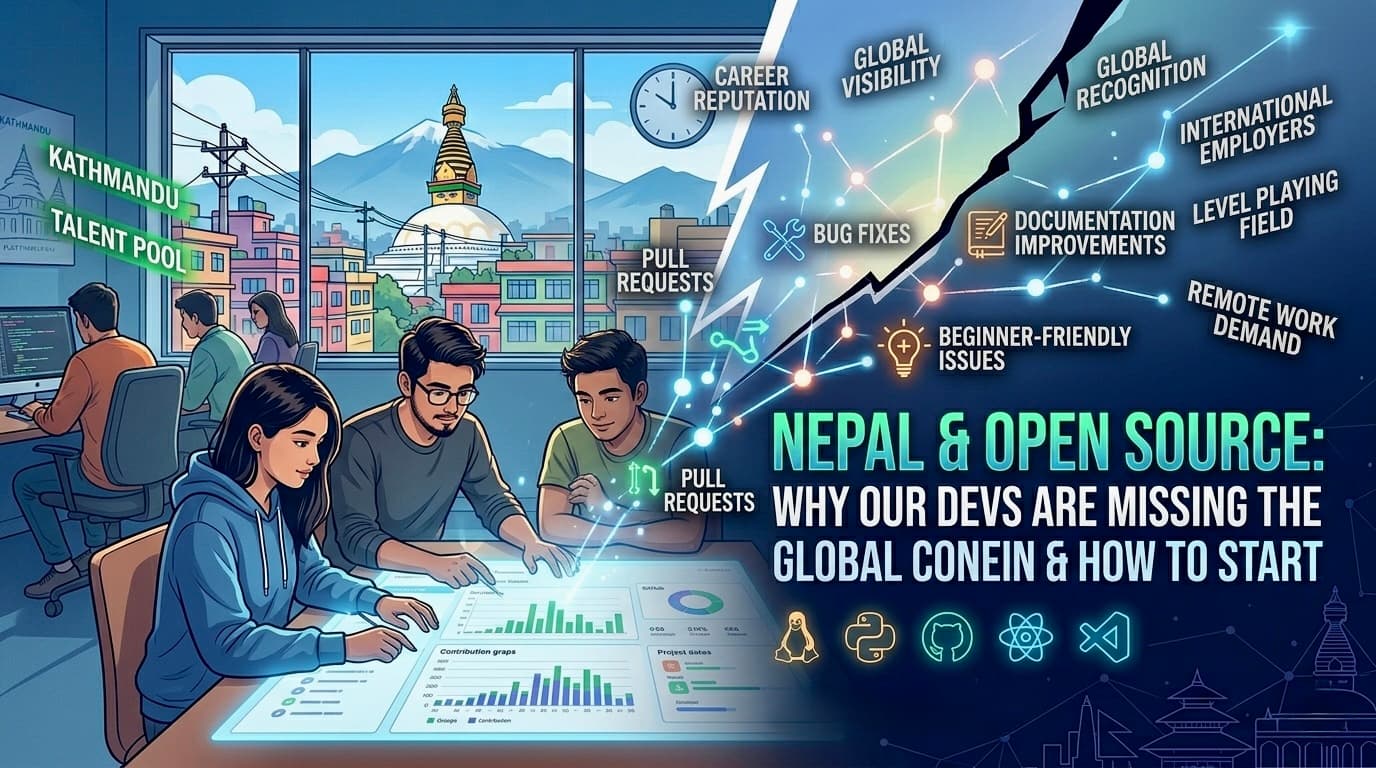What Is Open Source โ and Why Do Nepali Developers Rarely Contribute to It?