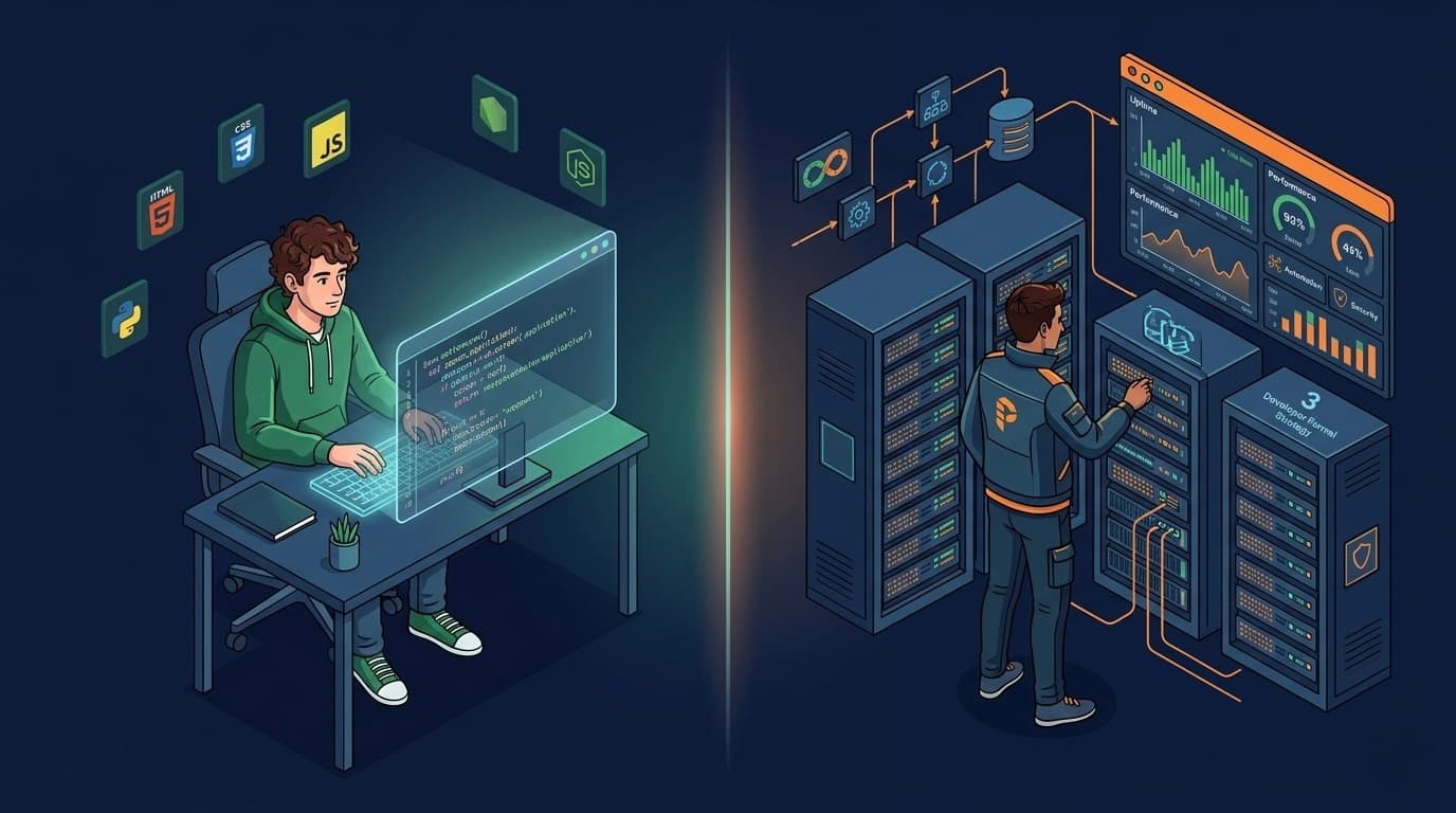Developer vs DevOps Engineer: What's the Actual Difference?