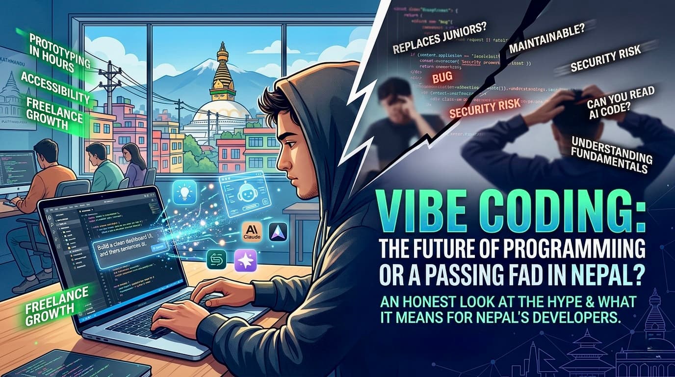 What is Vibe Coding โ and Should Nepali Developers Care About It in 2026?
